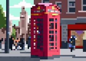London telefooncel